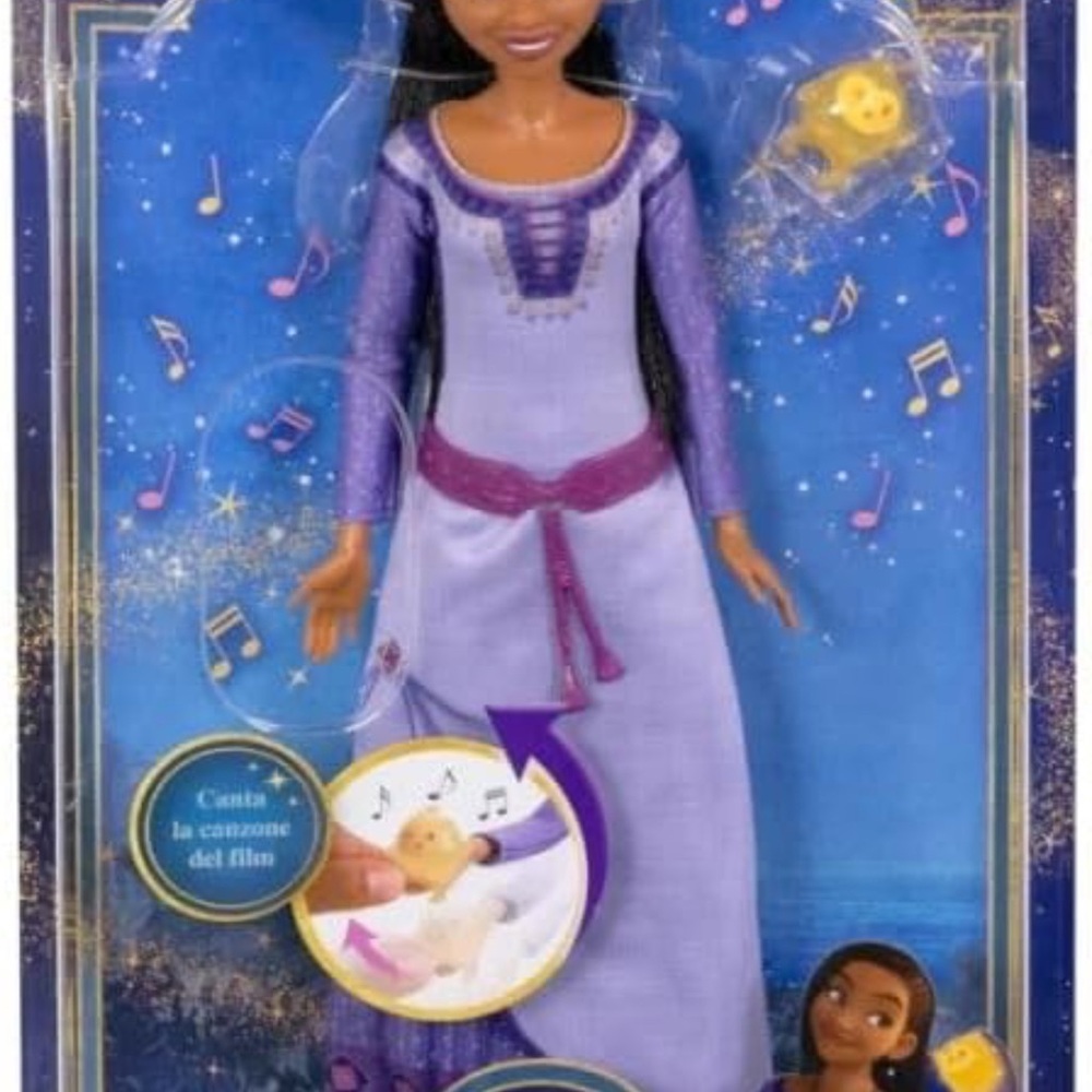 Mattel Disney Wish Asha by Rosas Singer Doll